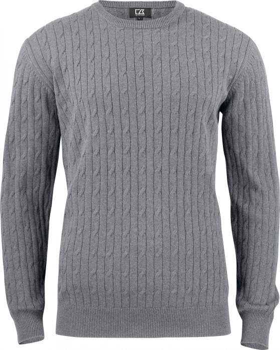 Cutter & Buck - Blakely Knitted Sweater - Grey melange
