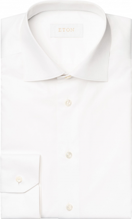 Eton - Solid Elevated Shirt - Contemporary Fit - Weiß