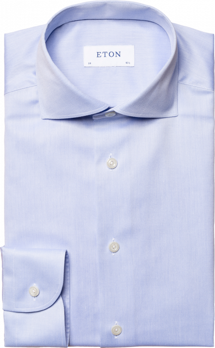 Eton - Light Blue Shirt, Wide Spread, Slim Fit - Azul claro