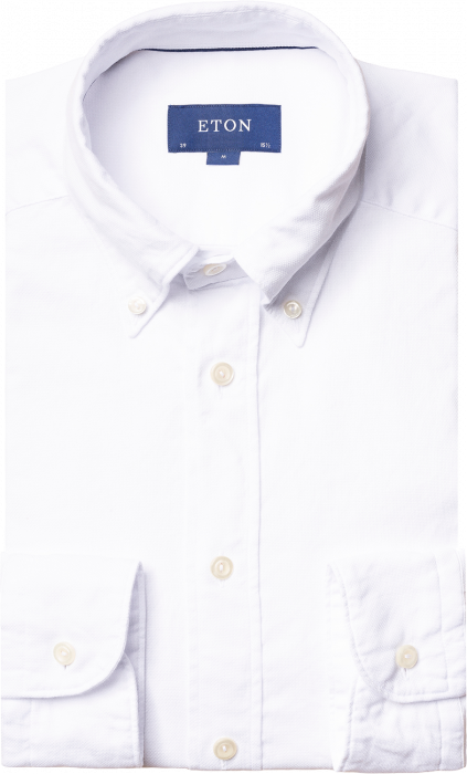 Eton - White Royal Oxford Shirt Contemporary - White