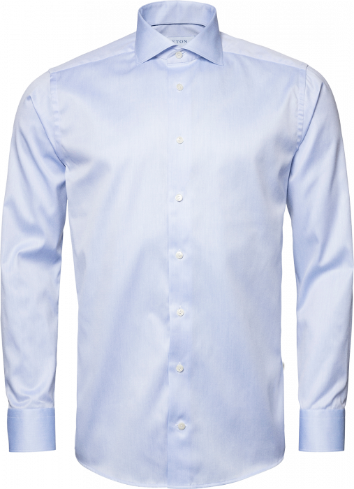 Eton - Light Blue Shirt, Wide Spread, Contemporay - Azul claro