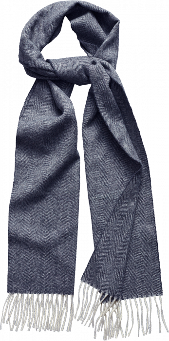 Eton - Tørklæde I Uld - Mørk blå
